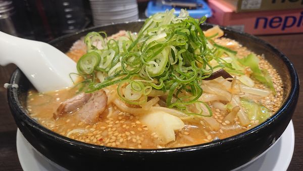 「味噌野菜ラーメン」@ラーメン 来来亭 東松山店の写真