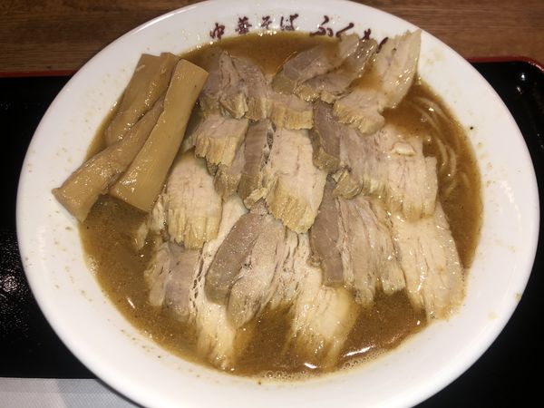 「肉そば（1030円）」@中華そば ふくもり 日比谷ラーメンアベニュー店の写真