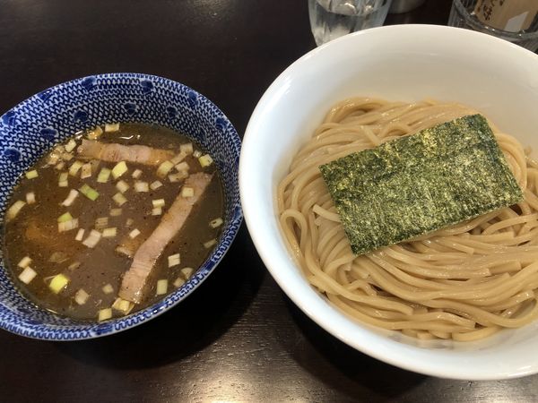 「ゆず香塩つけ麺・並（1080円）」@つけ麺 麦の香の写真