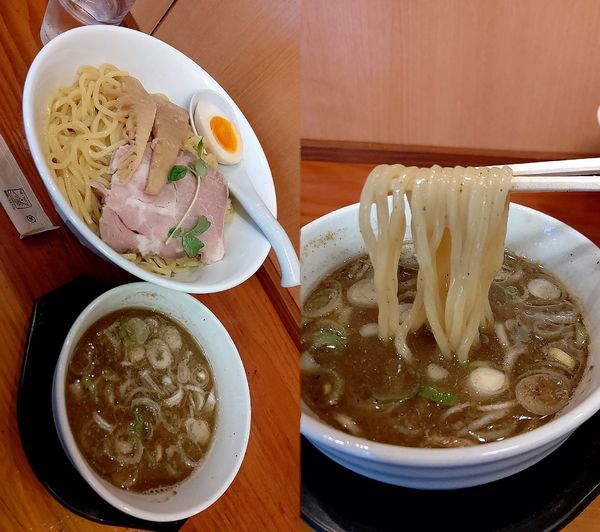 「『煮干しつけ麺+大盛(¥800+100)』」@麺屋 なつめの写真