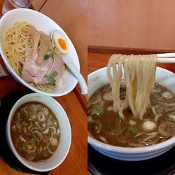 『煮干しつけ麺+大盛(¥800+100)』