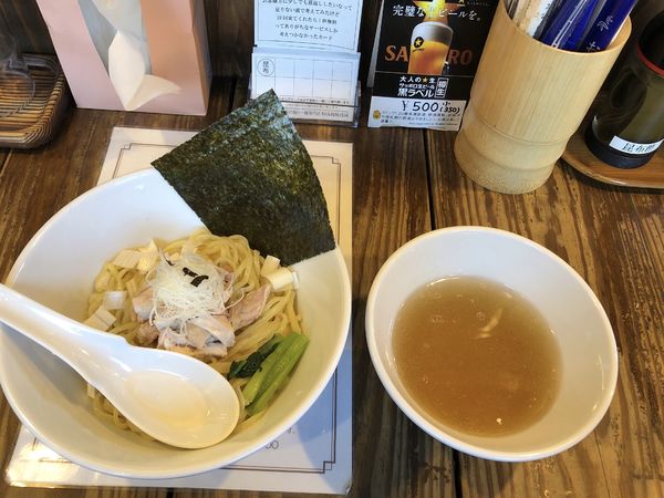 「昆布の塩つけ麺」@昆布の塩らー麺専門店 MANNISHの写真