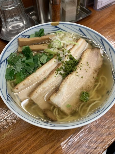 「和風柚子焼豚麺 960円」@麺屋ひょっとこの写真