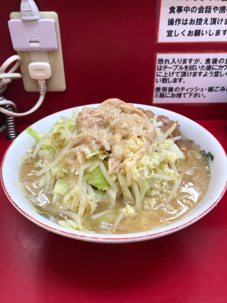 「小ラーメン　(ニンニク、アブラ) 780円」@ラーメン二郎 京急川崎店の写真