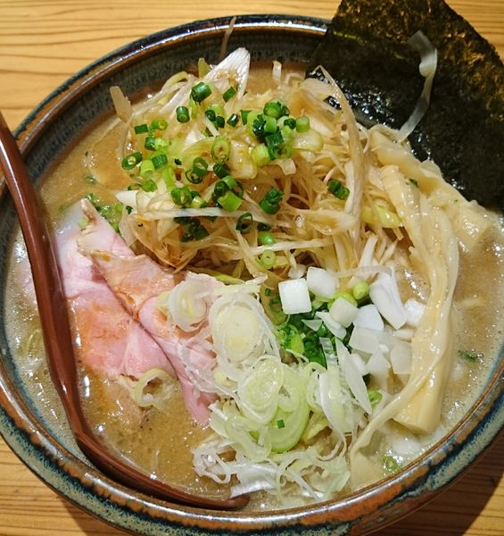 「ネギそば(白)」@麺通 伊武記の写真