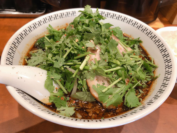 「スパイス・パクチーラー麺」@スパイス・ラー麺 卍力 秋葉原店の写真