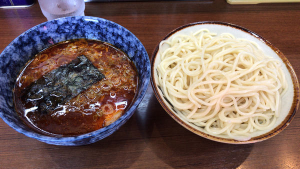 「辛味つけ麺並固め750円」@つきみ野大勝軒の写真