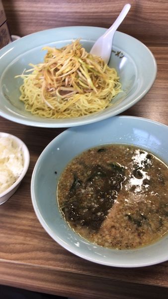 「ネギつけ麺　中盛り　900円」@ラーメンショップ 津島本店の写真