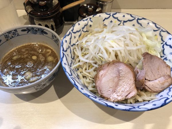 「塩つけ麺 大盛」@らーめん 陸 尾山台店の写真