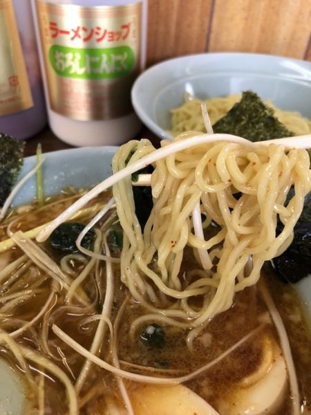 「ねぎつけ麺＋味玉」@ラーメンショップ 厚木店の写真
