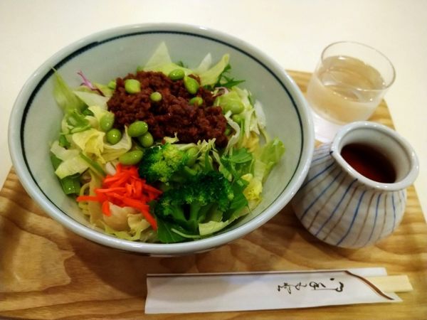 「肉味噌冷やし坦坦麺+大盛り無料　600円」@ランチ亭の写真