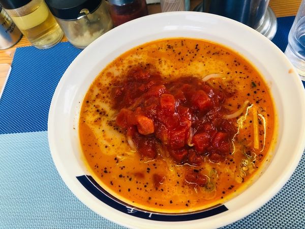 「トマトらーめん」@山手ラーメンの写真