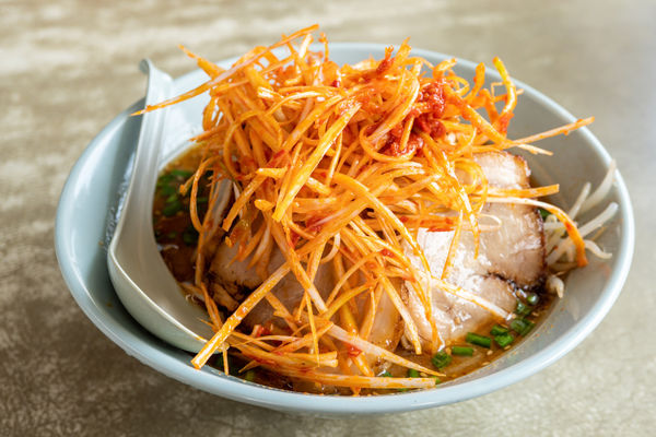 「みそネギチャーシューメン」@くるまやラーメン 一宮店の写真