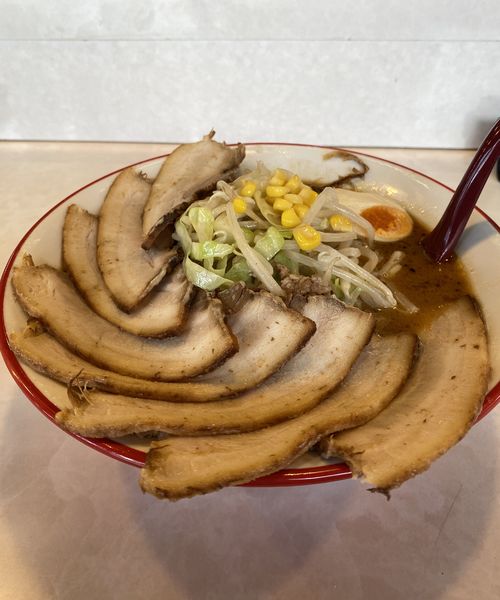 「みそ白湯チャーシューメン」@白湯ラーメン 焔の写真