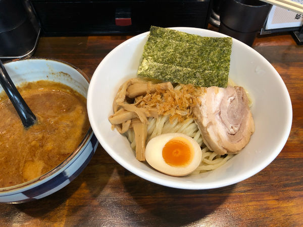 「濃魚つけ麺　辛うま」@オリオン食堂の写真