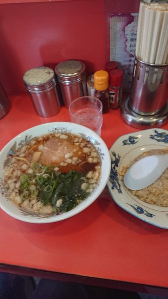 「ラーメン定食」@萬来軒の写真