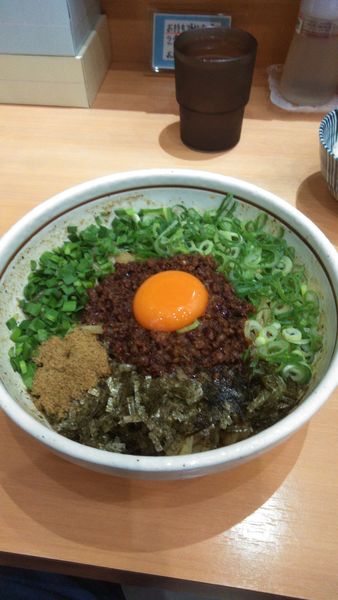 「元祖台湾まぜそば大盛」@濃厚担々麺 はなび 七宝店の写真