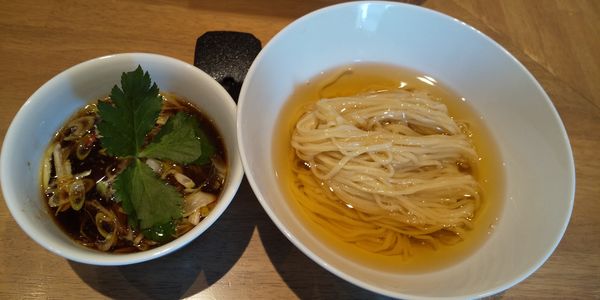 「鰹昆布水つけ麺（醤油）」@らぁ麺や 嶋の写真