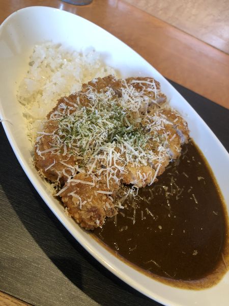 「四万十ポークのロースカツカレー」@柴崎亭の写真