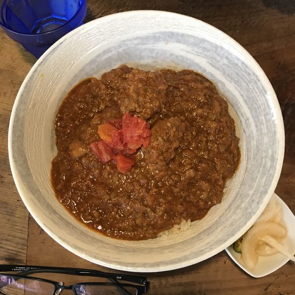 「カレー丼」@中華そば とんびの写真