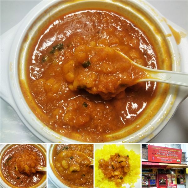 「ダルカレー(ホット)ライス　500円」@ナマステ上野キッチンの写真