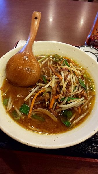 「ランチ みそラーメン」@中国家庭料理 今日海飯店 鹿骨店の写真