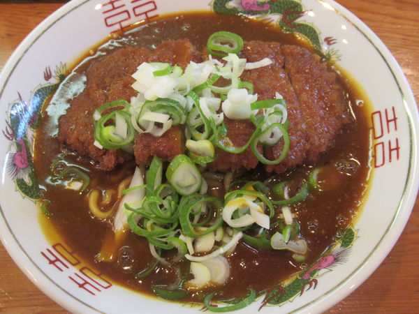 「カツカレーラーメン（990円）」@らーめん菜館 一の写真