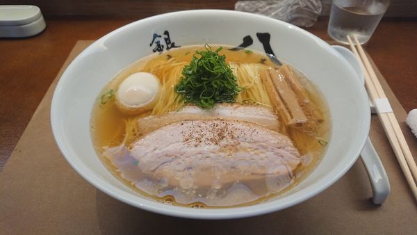 「特製中華そば +大盛り」@中華そば 銀座 八五の写真