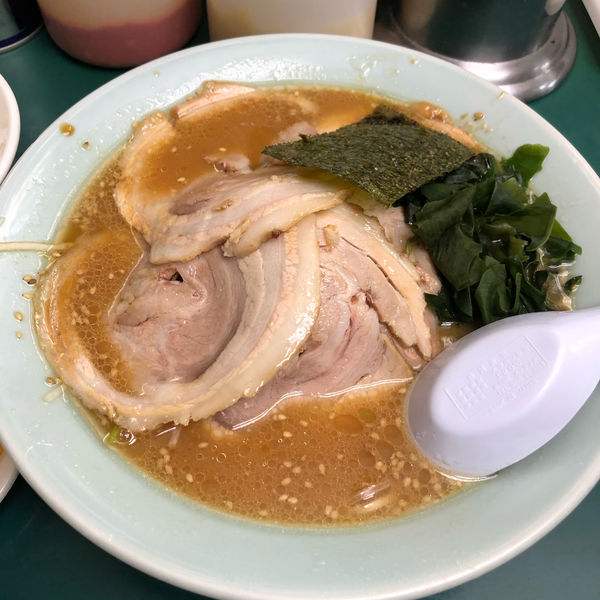 「味噌ネギチャーシュー中盛り」@ラーメンショップ 花輪店の写真
