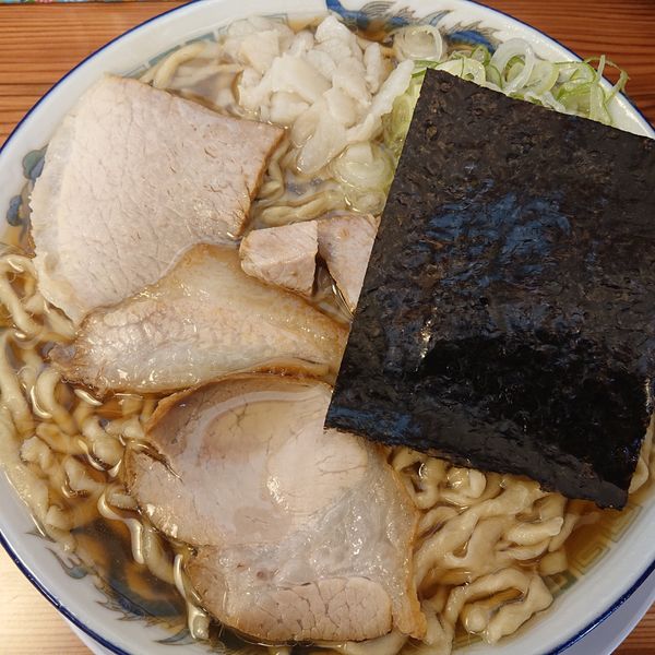 「中華そば普通800円油ぽく身入り」@ケンちゃんラーメン 新庄店の写真