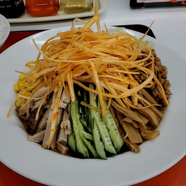 「【期間限定】冷やし味噌」@くるまやラーメン 東村山店の写真