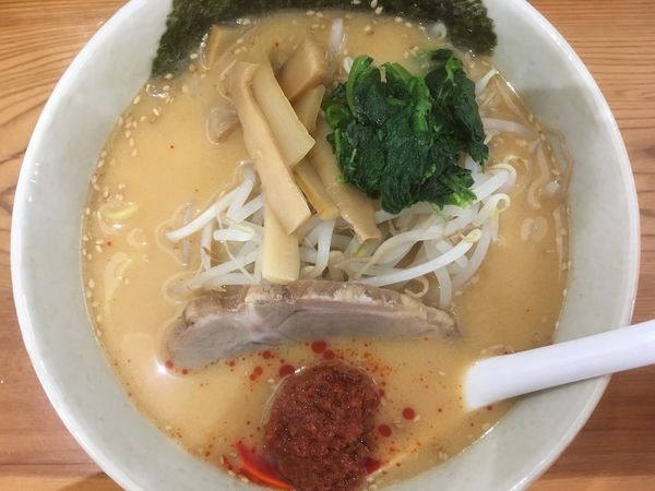 「辛し味噌ラーメン味噌　820円」@ラーメン 清家の写真