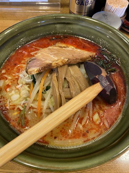 「うま辛みそらーめん（大盛）」@宝龍の写真