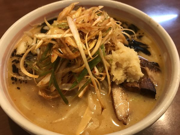 「生姜付みそらーめん(辛ねぎ)」@麺屋 おざわの写真
