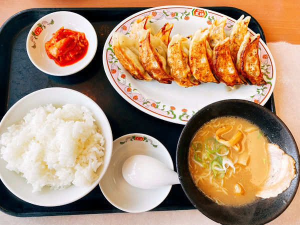「群馬餃子定食」@餃子の王将 伊勢崎店の写真