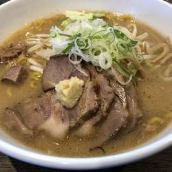 味噌ラーメン、チャーシュートッピング