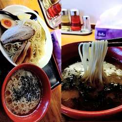 『旨塩つけ麺+大盛(¥900+100)』