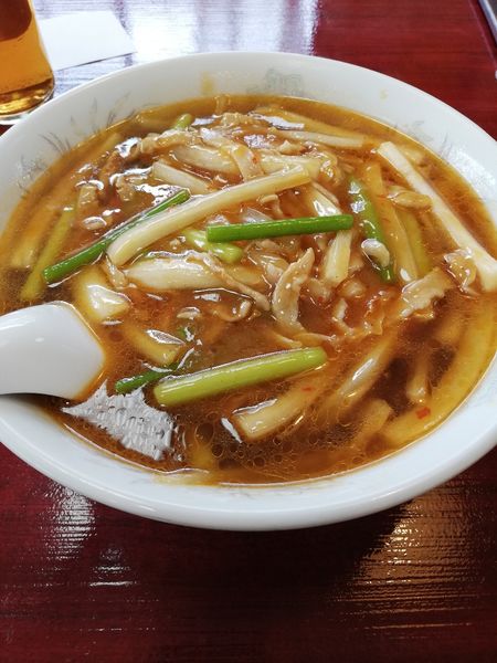 「ニンニク芽入りそば」@高柳亭の写真