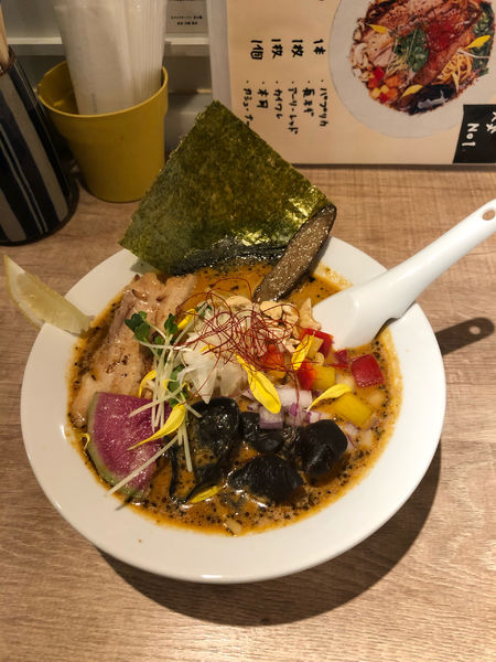 「スパイスラーメン」@スパイスラーメン 点と線.の写真