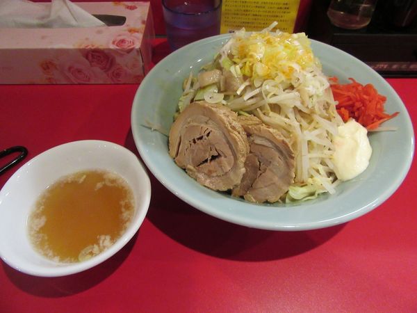 「油そば豚２枚（８７０円）」@銀のしずくの写真