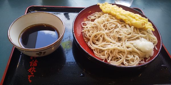 「イカ天せいろ」@小諸そば 九段下駅前店の写真