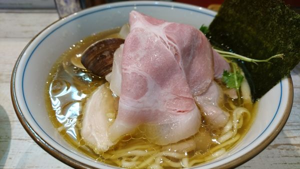 「【夜】特製蛤そば」@中華そば 四つ葉の写真