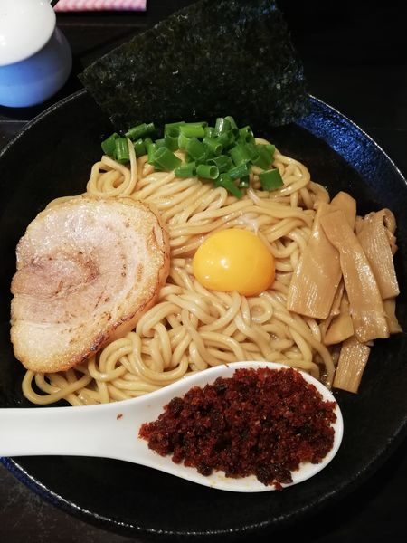 「海老辛油そば」@NOODLE DINING 鵺 NUEの写真