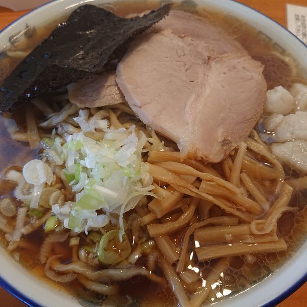 「中華そば普通800円濃いめ油ぽく」@ケンちゃんラーメン 余目店の写真