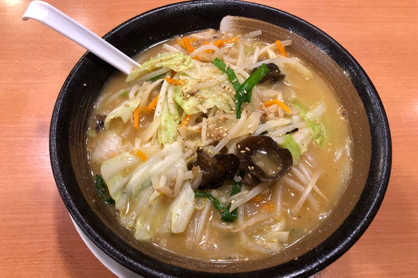 「味噌野菜タンメン640円+ライスセット」@幸楽苑 東松山店の写真