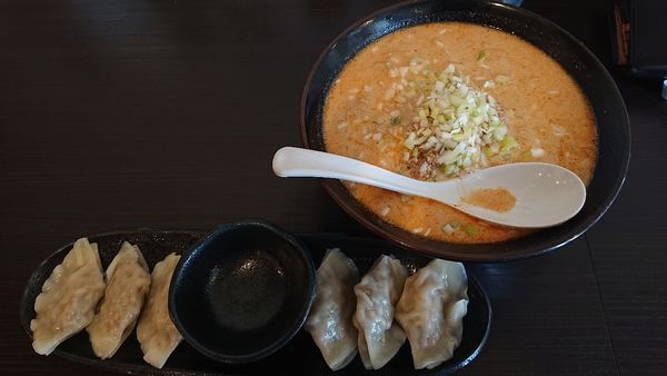 「担々麺+水餃子大葉」@神担 -GODTAN-の写真