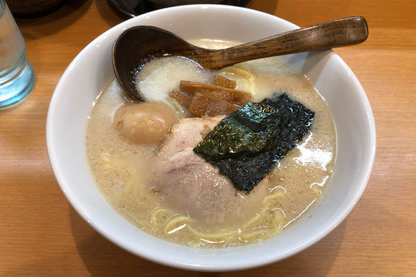 「一指禅らーめん737円+味玉+肉丼330円」@一指禅 鶴ヶ島店の写真