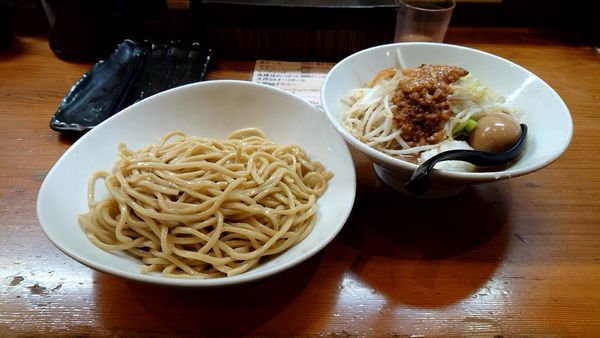 「G郎つけ麺 味玉 野菜増し」@三代目麺処 「まるは」極 船橋店の写真