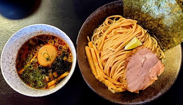 「特性つけそば(大盛)」@中華そば 秋山の写真