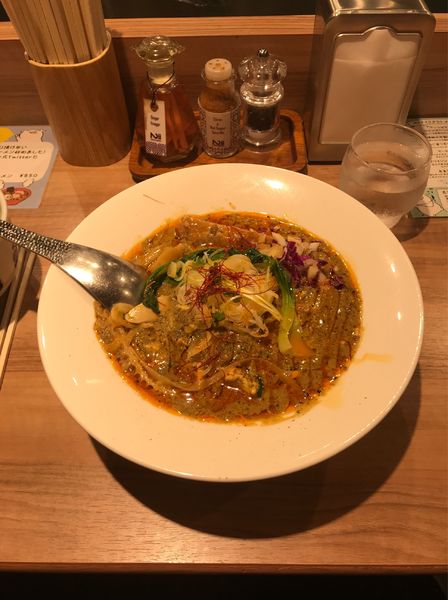 「濃厚黒胡麻担々麺」@Niiの写真